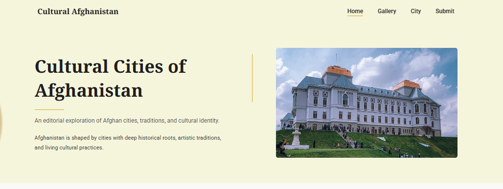 Afghanistan Homework